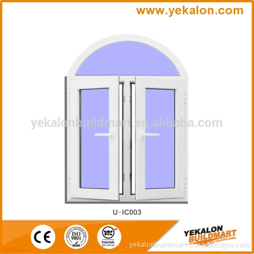 Yekalon High Quality UPVC window Casement pvc sliding glass window